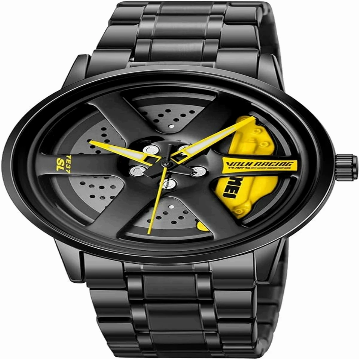 Skmei Rotation Wheel Stainless Steel Watch For Men