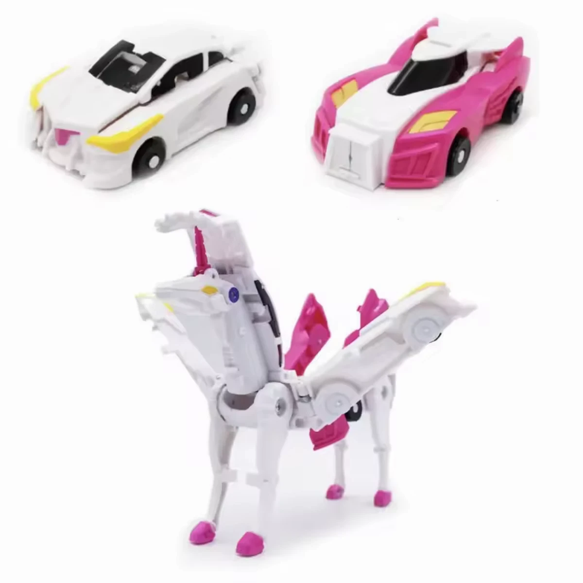 2 in 1 Pegasus Collision Deformation Toy unicorn impact Transforming deformation robot car