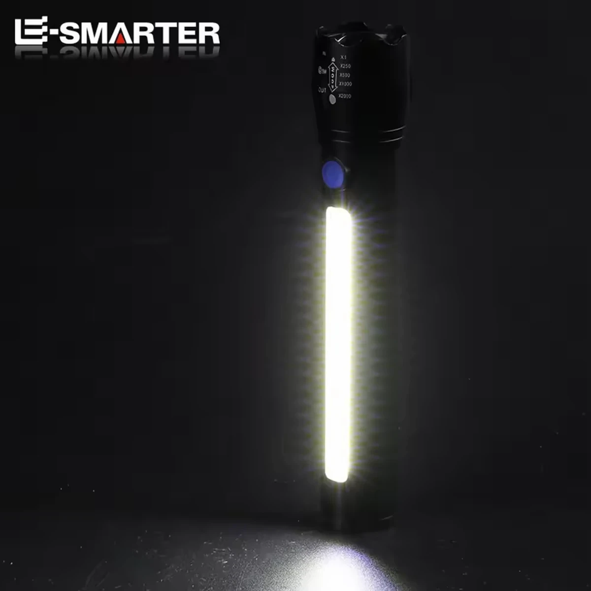 Long Range Powerful Rechargeable Waterproof Flashlight